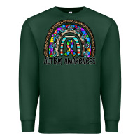 Sports Green autism awareness Premium Sweatshirt - CowhideDigitalArt