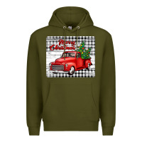Army Green merry christmas mousepad Premium Hoodie - Jasminsmagicworld