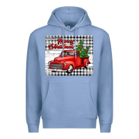 Colony Blue merry christmas mousepad Premium Hoodie - Jasminsmagicworld