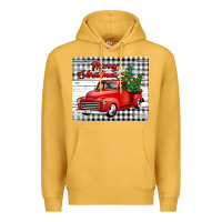 Mustard merry christmas mousepad Premium Hoodie - Jasminsmagicworld