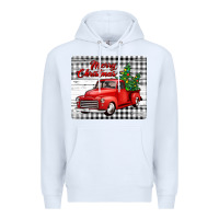 White merry christmas mousepad Premium Hoodie - Jasminsmagicworld