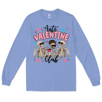 Colony Blue anti valentine club Long Sleeve Tee - MaliasSmallBusiness