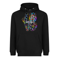 Black love autism Heavyweight Hoodie - SublimationCraftShop