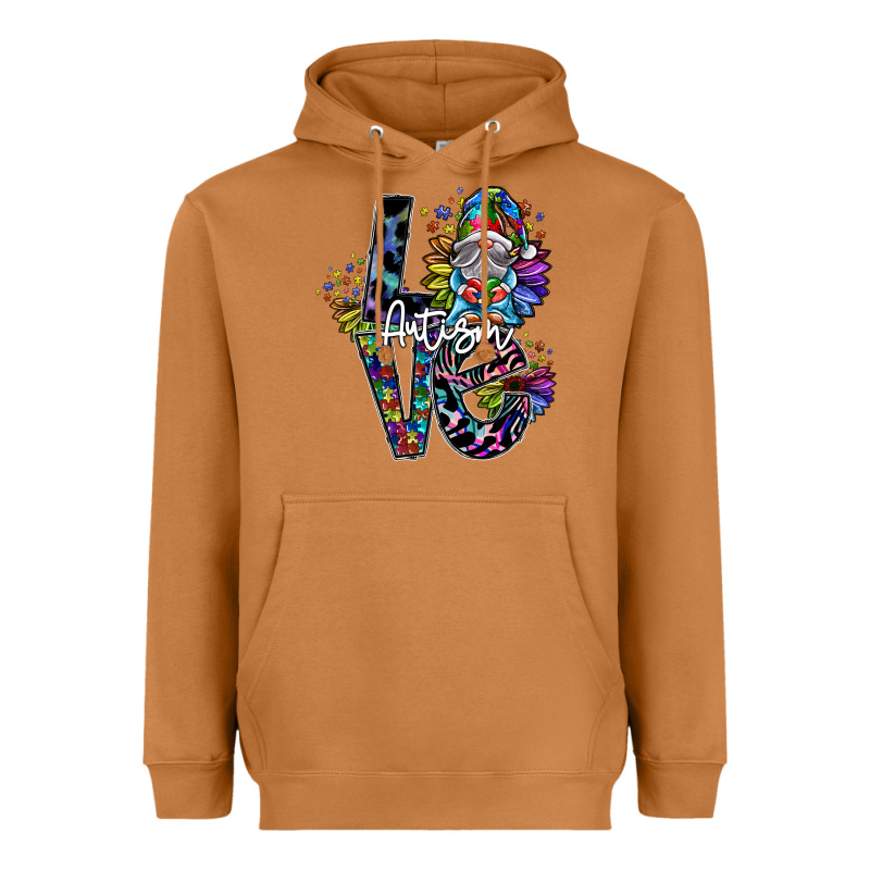 Love Autism Heavyweight Hoodie by SublimationCraftShop | Teevron
