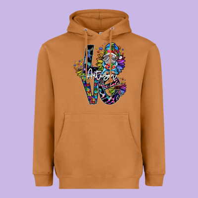 Love Autism Heavyweight Hoodie Designed By Sublimationcraftshop