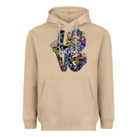 Mushroom love autism Heavyweight Hoodie - SublimationCraftShop