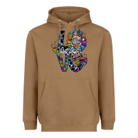 Toasted Coconut love autism Heavyweight Hoodie - SublimationCraftShop