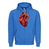 True Royal Anatomical heart Zipper Hoodie - RanaPortraitStore