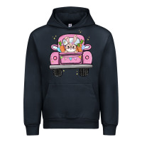Navy easter bunny and truck Urban Hoodie - MaliasSmallBusiness