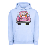 Pigment Grape Ice easter bunny and truck Urban Hoodie - MaliasSmallBusiness