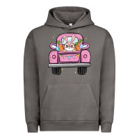 Pigment Tornado easter bunny and truck Urban Hoodie - MaliasSmallBusiness