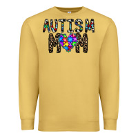 Antique Gold autism mom Premium Sweatshirt - CowhideDigitalArt