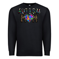 Black autism mom Premium Sweatshirt - CowhideDigitalArt