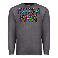 Charcoal Heather autism mom Premium Sweatshirt - CowhideDigitalArt