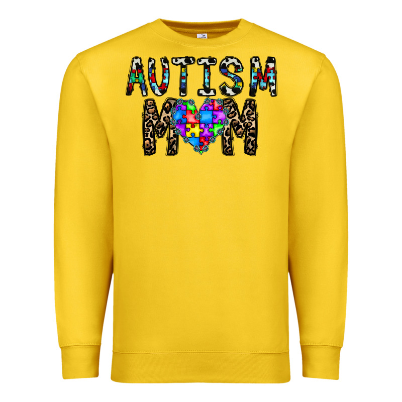 Autism Mom Premium Sweatshirt by CowhideDigitalArt | Teevron