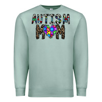 Seafoam autism mom Premium Sweatshirt - CowhideDigitalArt