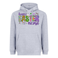 Heather Grey happy easter nurse Heavyweight Hoodie - Neo Western