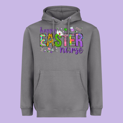 Happy Easter Nurse Heavyweight Hoodie Designed By Neo Western