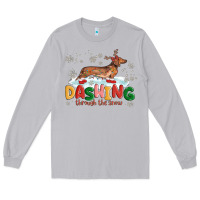 Moon Dust dachshund through the snow Long Sleeve Tee - MaliasSmallBusiness