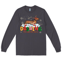 Smoke dachshund through the snow Long Sleeve Tee - MaliasSmallBusiness