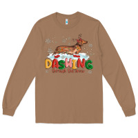 Toasted Coconut dachshund through the snow Long Sleeve Tee - MaliasSmallBusiness