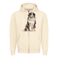 Sandshell Australian shepherd Zipper Hoodie - RanaPortraitStore