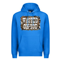 True Royal Western Wasted On You Background Premium Hoodie - LillyAllenDesigns
