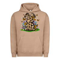 Pigment Burro western floral bunny Urban Hoodie - MaliasSmallBusiness