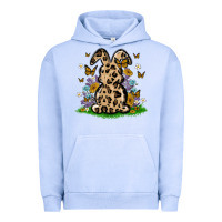 Pigment Grape Ice western floral bunny Urban Hoodie - MaliasSmallBusiness