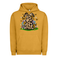 Pigment Peanut Butter western floral bunny Urban Hoodie - MaliasSmallBusiness