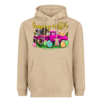 Mushroom happy easter truck with farm animal Heavyweight Hoodie - Neo Western