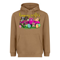 Toasted Coconut happy easter truck with farm animal Heavyweight Hoodie - Neo Western