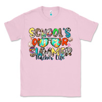 Bubblegum Pink school's out for summer teacher life Classic Tee - Zillion Design Studio