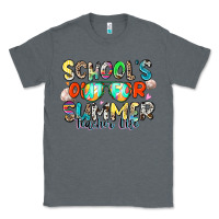 Charcoal Heather school's out for summer teacher life Classic Tee - Zillion Design Studio