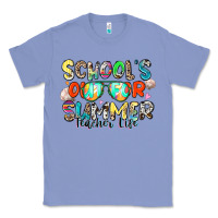 Colony Blue school's out for summer teacher life Classic Tee - Zillion Design Studio
