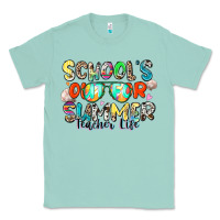 Seafoam school's out for summer teacher life Classic Tee - Zillion Design Studio