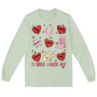 Matcha howdy valentine copy Long Sleeve Tee - MaliasSmallBusiness