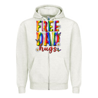 Free Dad Hugs Zipper Hoodie | Teevron