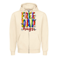 Sandshell free dad hugs Zipper Hoodie - texasbilliewilder