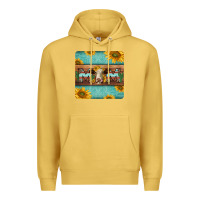 Antique Gold hereford cattle mom coaster Premium Hoodie - Jasminsmagicworld