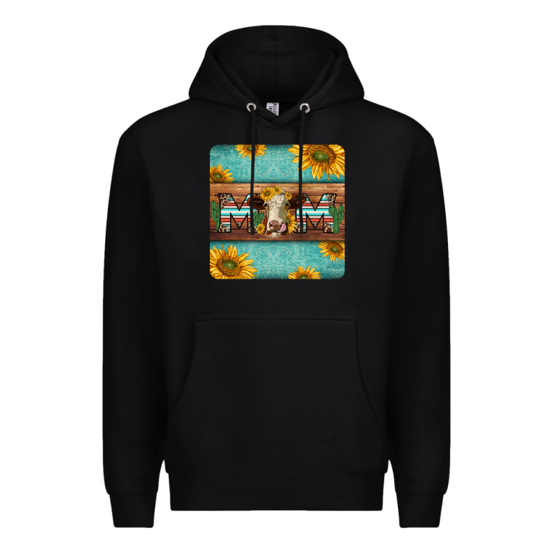 Hereford Cattle Mom Coaster Premium Hoodie by Jasminsmagicworld | Teevron