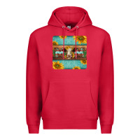 Cardinal hereford cattle mom coaster Premium Hoodie - Jasminsmagicworld