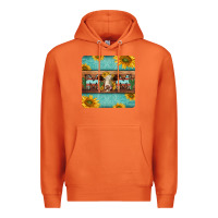 Carrot hereford cattle mom coaster Premium Hoodie - Jasminsmagicworld