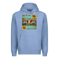 Colony Blue hereford cattle mom coaster Premium Hoodie - Jasminsmagicworld