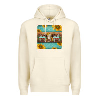 Sandshell hereford cattle mom coaster Premium Hoodie - Jasminsmagicworld
