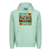 Seafoam hereford cattle mom coaster Premium Hoodie - Jasminsmagicworld