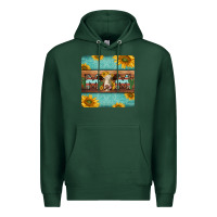 Sports Green hereford cattle mom coaster Premium Hoodie - Jasminsmagicworld