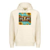 Tofu hereford cattle mom coaster Premium Hoodie - Jasminsmagicworld