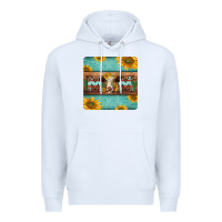 White hereford cattle mom coaster Premium Hoodie - Jasminsmagicworld