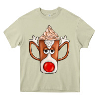 Mossy Coffee  Animal Heavy Core Tee - CowhideDigitalArt